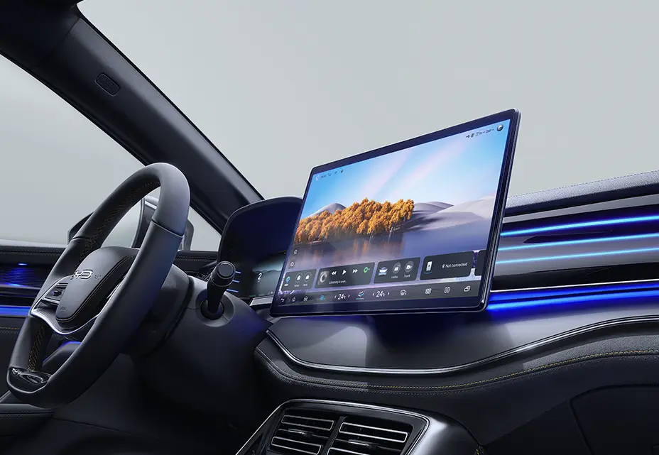 Schwenkbares 15,6-Zoll-Display