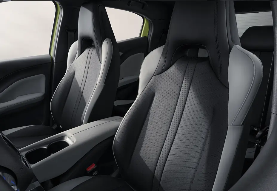 Zweifarbige Polsterung in hochwertiger Ausführung